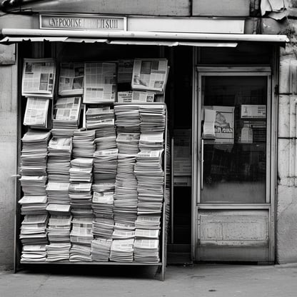 newspaper stand